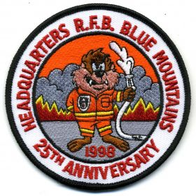1998 - Blue Mountains HQ 25th Anniversary patch