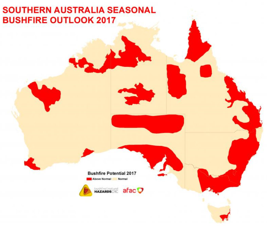 outhern Australia Seasonal Bushfire Outlook 2017 
