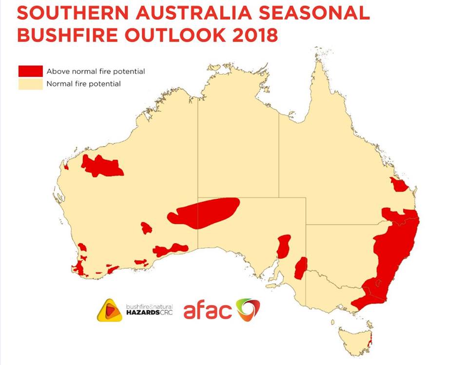 Southern Australian seasonal bushfire outlook