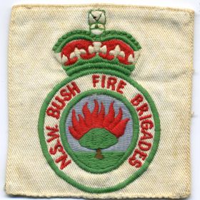 1970 - White NSW Bush Fire Brigades patch
