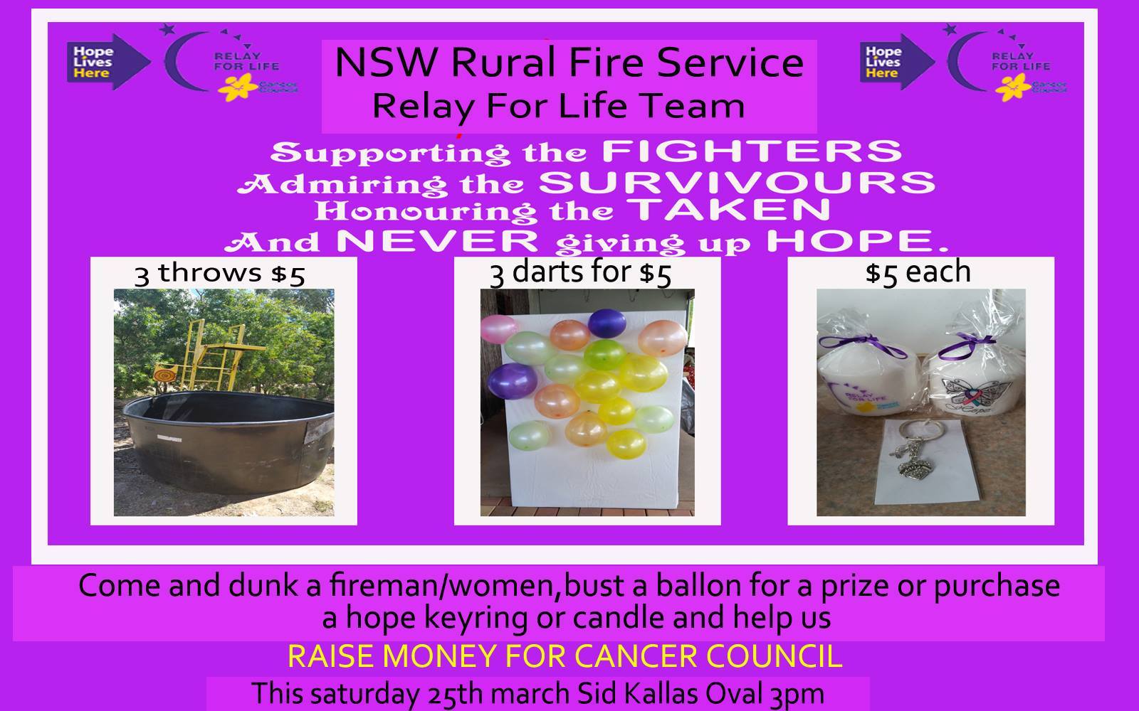 Cowra Relay for Life 2017 - NSW Rural Fire Service