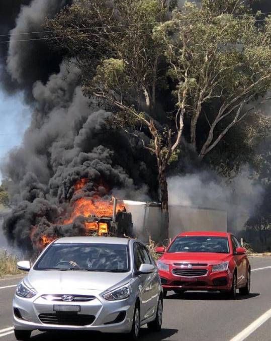 Lachlan Valley Way Truck Fire 5 