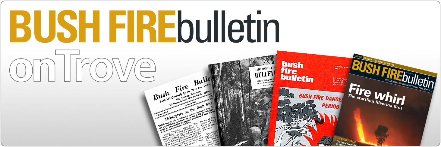 Bush Fire Bulletin on Trove