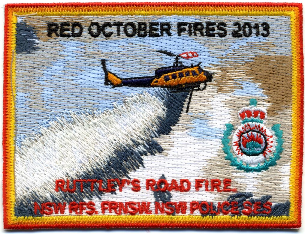 2013 - Ruttleys Road 'Red October 2013' patch