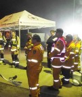 Fire fighters put through their paces