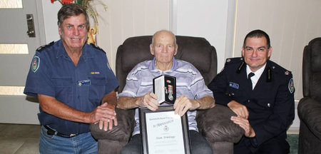 Fire service honours stalwart
