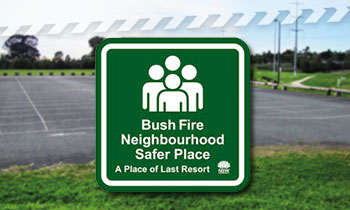 Neighbourhood Safer Places are a place of last resort during a bush fire