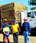 Eugowra family bales out bushfire victims