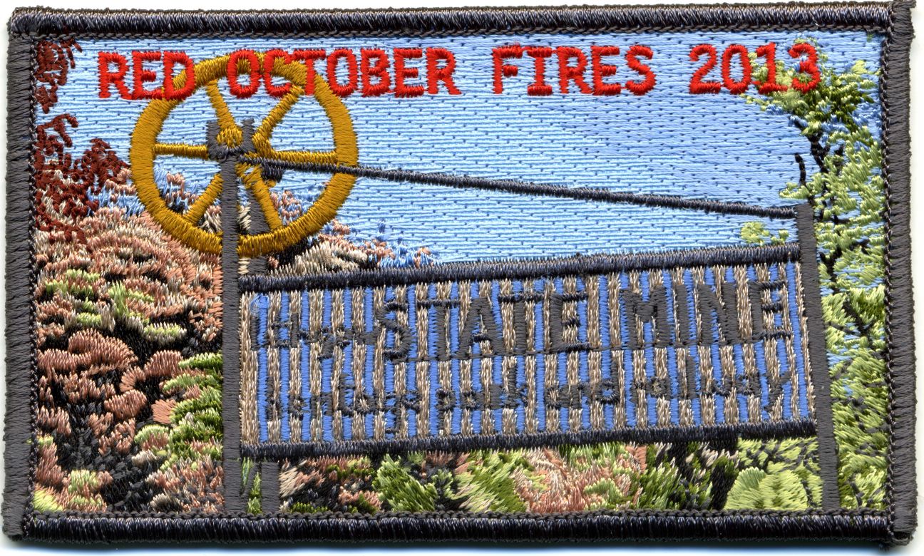 Red October State Mine Fire patch, 2013