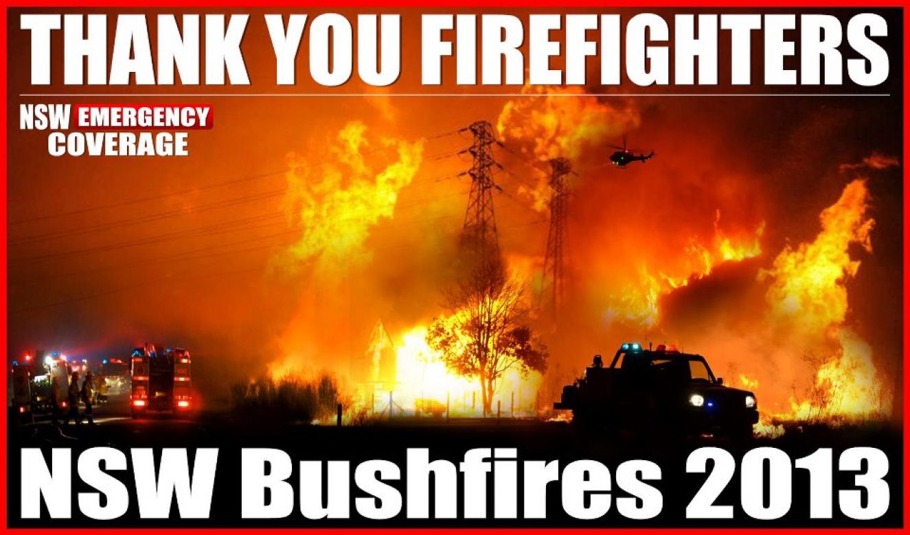 Thank you firefighters, 2013.