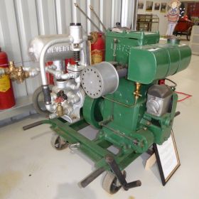 1953 Nevertire Fire Pump from Tullibigeal NSW, 2008 Restored by lan Dillon