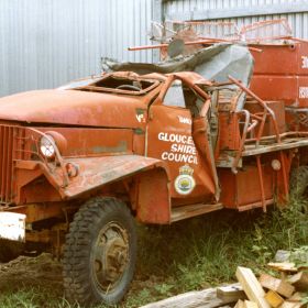 Studebaker Tanker rolled during the Fire Season, 1979