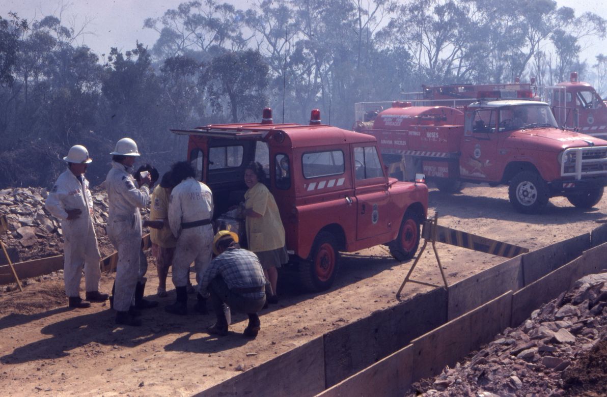 Catering at Davidson Fire, 1980