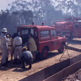 Catering at Davidson Fire, 1980