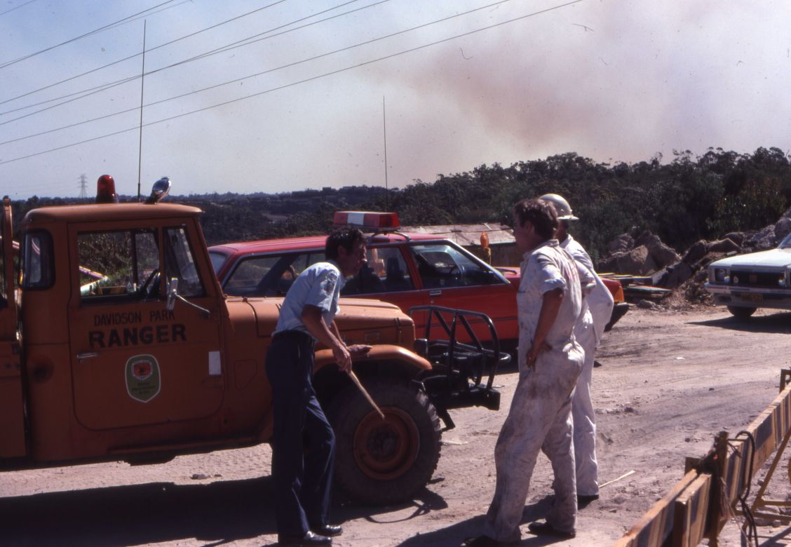 Operational Personal Protective Equipment White Overalls and Fire Control Officer Dress Uniform, 1980