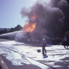 Petrol Tanker St Ives, 19 February, 1988