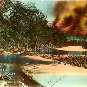 A Bush Fire, 1910