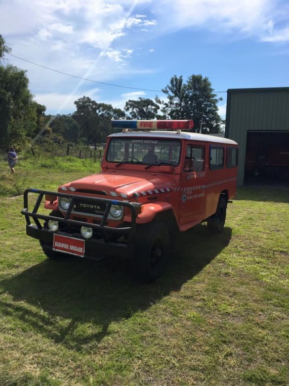 1984 Toyota Troop Carrier Blue Mountains, Lower Lachlan Zone, 2014 NSW RFS Heritage
