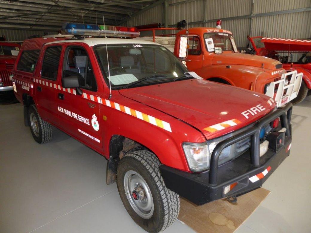 1998 Toyota Hilux Cumberland Zone, 2001 Condobolin Group Captains Vehicle, 2017 NSW RFS Temora CEC