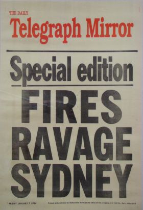 Fires Ravage Sydney January 7, 1994