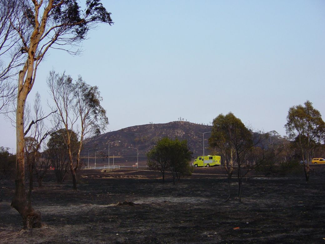 Canberra fires, 2003 Canberra fires aftermath, 2003. Photo: Matt Sun.