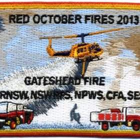 2013 - Gateshead 'Red October 2013' patch