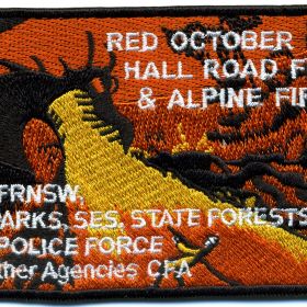2013 - Hall Road Fire and Alpine Fire 'Red October 2013' patch