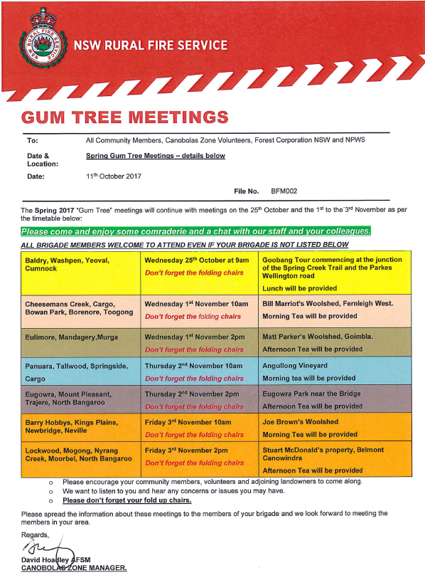 Gum Tree Meetings