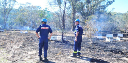 Burning issues resolved Rural Fire Service passes cause of fires on to police