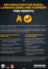 Picture of Fire Permits - Information for rural landholders and farmers
