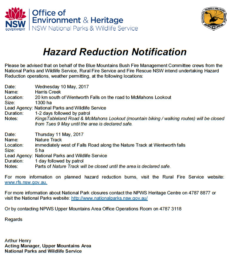 Harris Creek Hazard Reduction