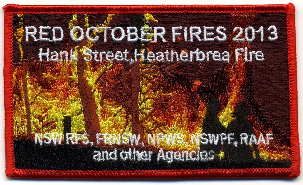 2013 - Hank Street, Heatherbrea 'Red October 2013' patch