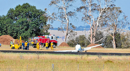 Lucky escape as plane overshoots runway at Orange Airport