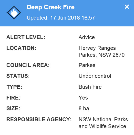 Deep Creek Fire 1