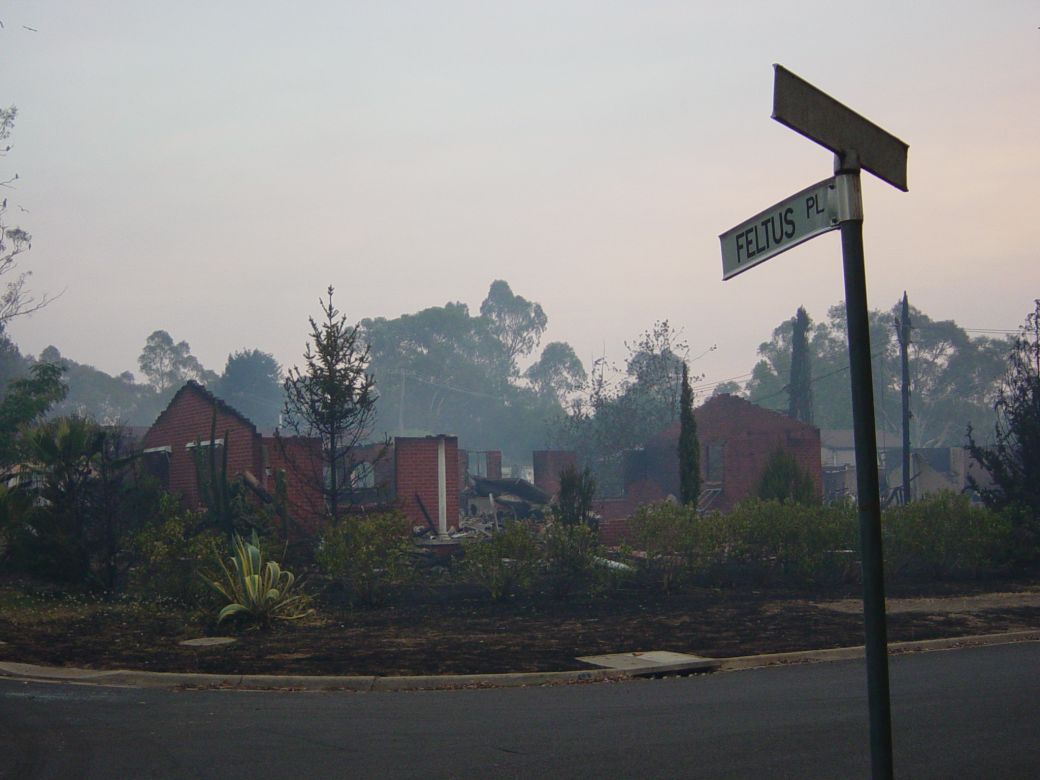 Canberra fires, 2003 Canberra fires aftermath, 2003. Photo: Matt Sun.