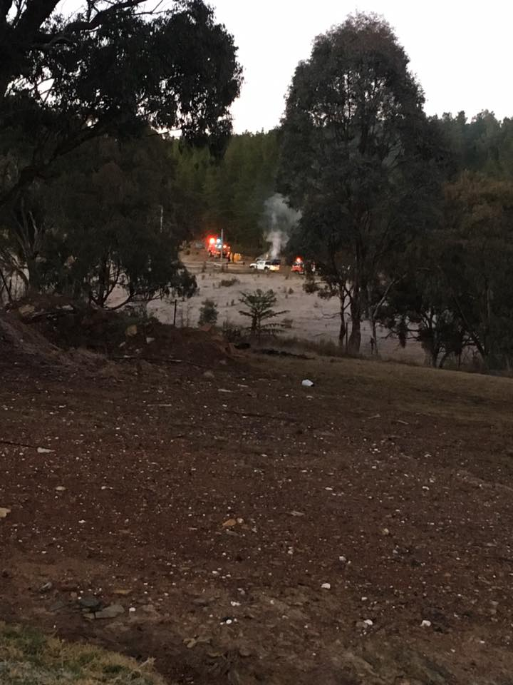 Kinross Forest Road fire 