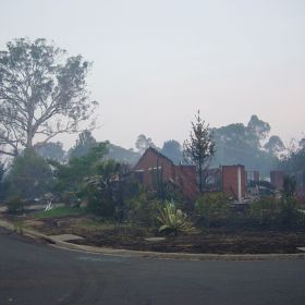 Canberra fires, 2003 Canberra fires aftermath, 2003. Photo: Matt Sun.