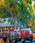 Mateship: Young firefighters pitch in to help save Yass