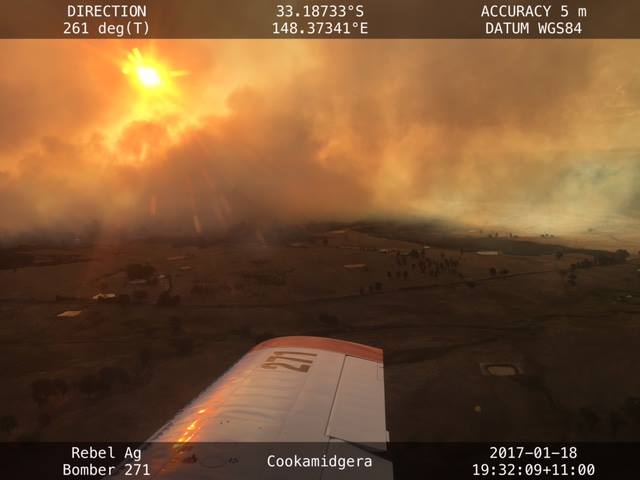 Mandagery Road, Parkes Fire 4