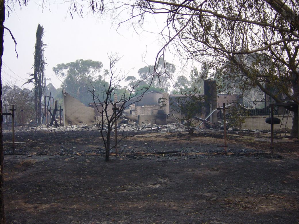 Canberra fires, 2003 Canberra fires aftermath, 2003. Photo: Matt Sun.