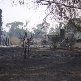 Canberra fires, 2003 Canberra fires aftermath, 2003. Photo: Matt Sun.