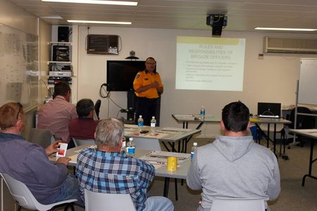 Bourke Brigade officer workshop held on Monday 19th August, thanks to Craig Warwick for the photo. 