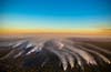 Smoke trails over Pilliga 2015. 