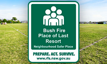 Neighbourhood Safer Places are a place of last resort during a bush fire