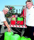 Preparing equipment at the Canobolas RFS Headquarters