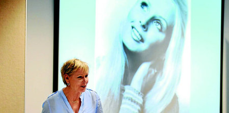 Fiery speech from woman of the world