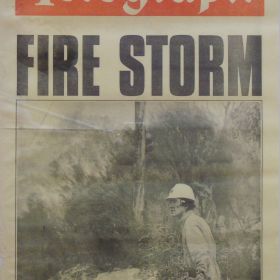 Sunday Telegraph, 1994 Sunday Telegraph reports on the fires which destroyed more that 200 homes.