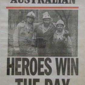 The Australian, 1994 The Australian highlight the work of those who fought the 1994 Sydney fires.