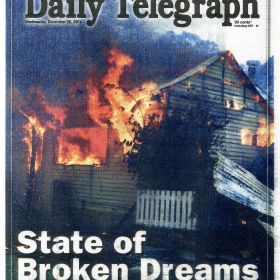 The Daily Telegraph, 2001 The Daily Telegraph publishes a special edition reporting on the Black Christmas fires, 2001.