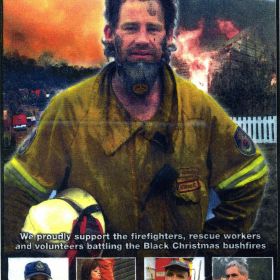 The Daily Telegraph, 2001 The Daily Telegraph reports on the Black Christmas fires, 2001.
